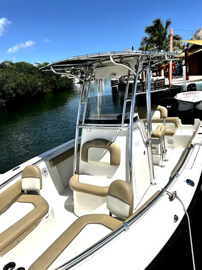 key west luxury center console interioravif