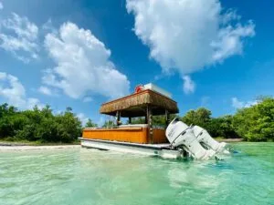 tiki barge beach key west 2